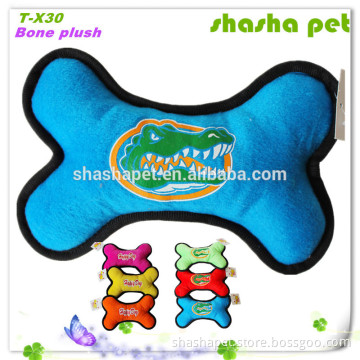 Bone plush squeaker pet toy,pet product,cat toys and dog toy from China Factory wholesales